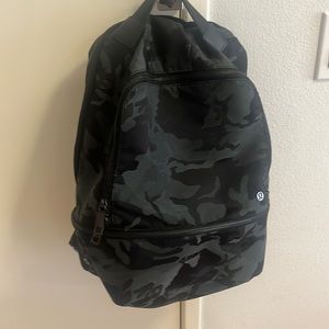 Lululemon City Adventurer Backpack 20L - Jacquard Camo Cotton Obsidian / Black